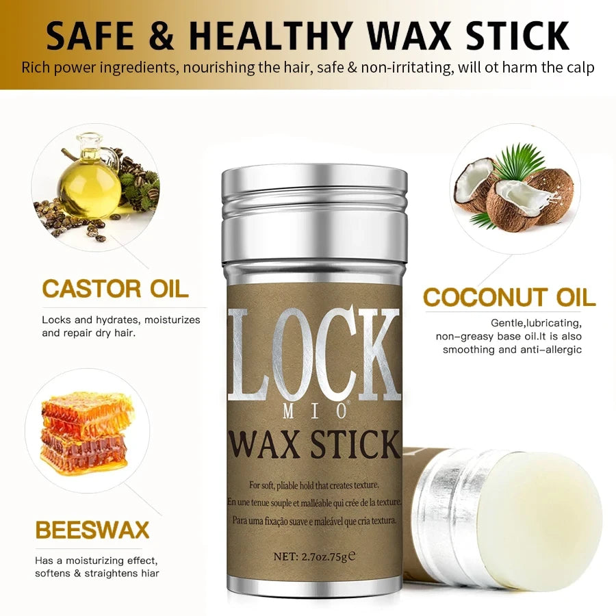 Natural Coconut Oil Hair Wax Stick