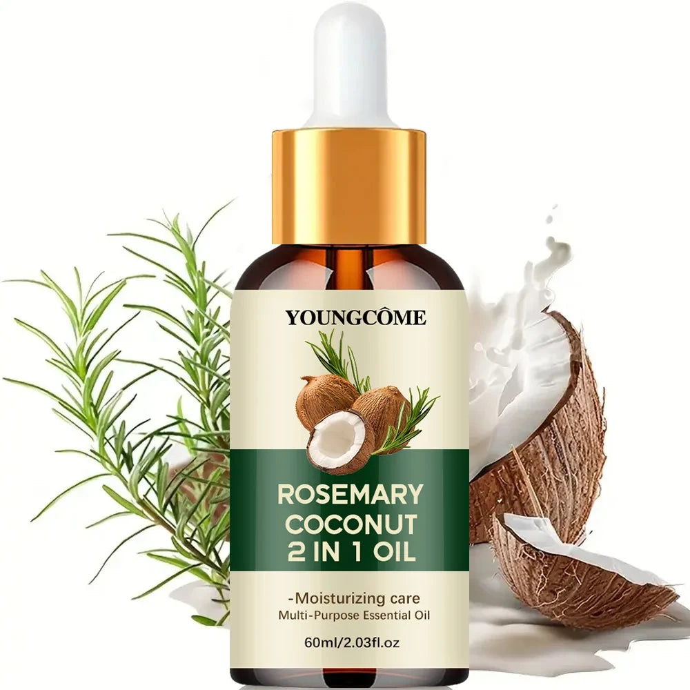 Rosemary & Coconut Oil Scalp Treatment – Strengthening Hair Root Serum