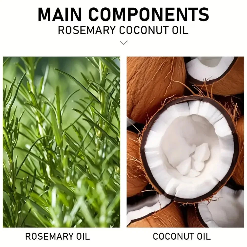 Rosemary & Coconut Oil Scalp Treatment – Strengthening Hair Root Serum