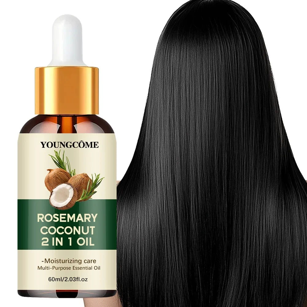 Rosemary & Coconut Oil Scalp Treatment – Strengthening Hair Root Serum