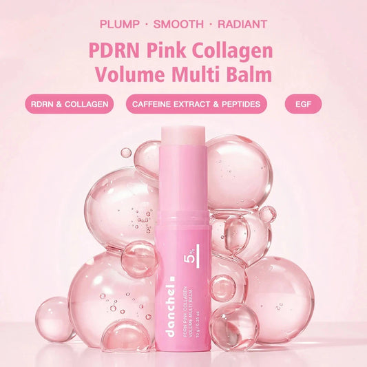 PDRN Pink Collagen Peptide Balm Stick – Plumping & Brightening Multi-Balm