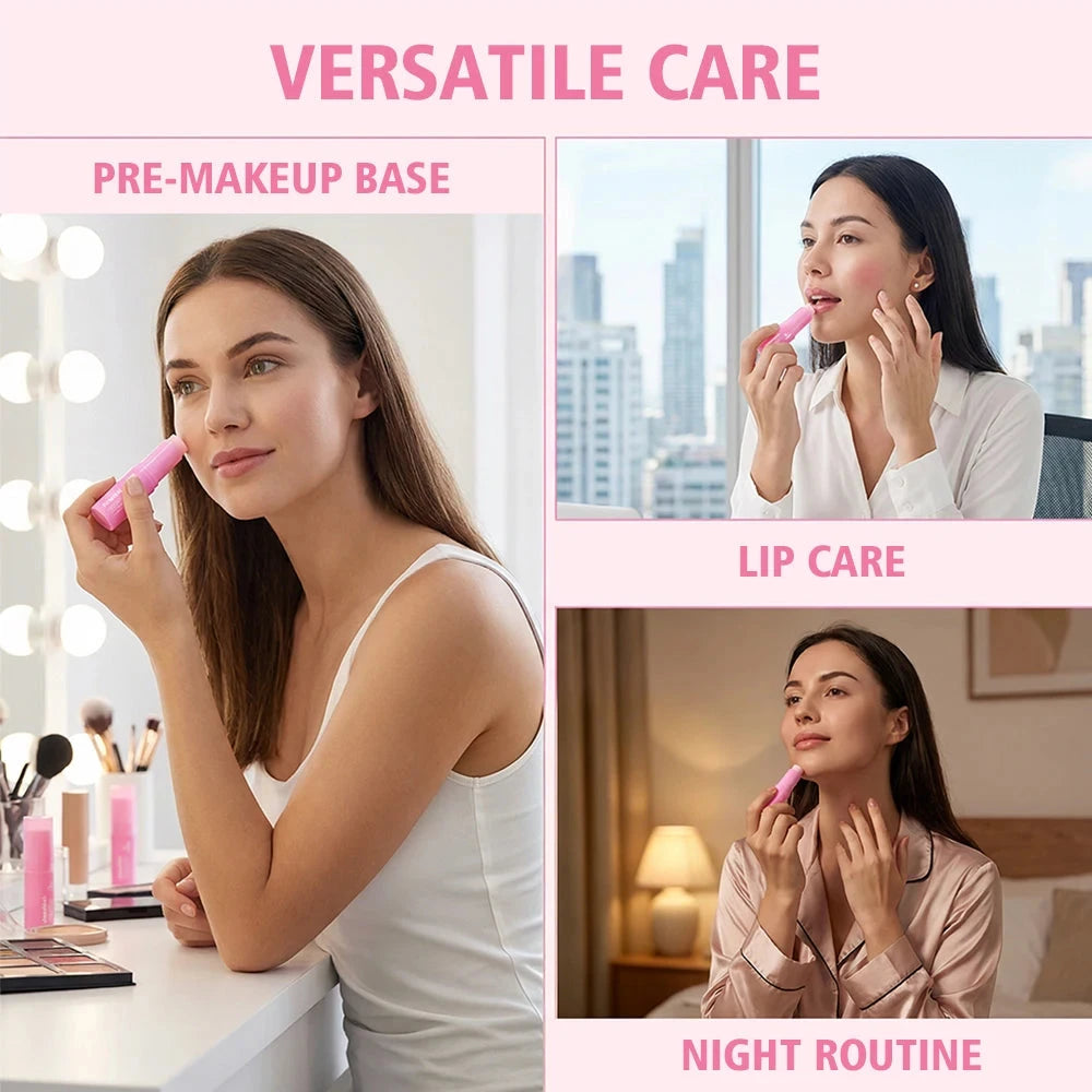 PDRN Pink Collagen Peptide Balm Stick – Plumping & Brightening Multi-Balm