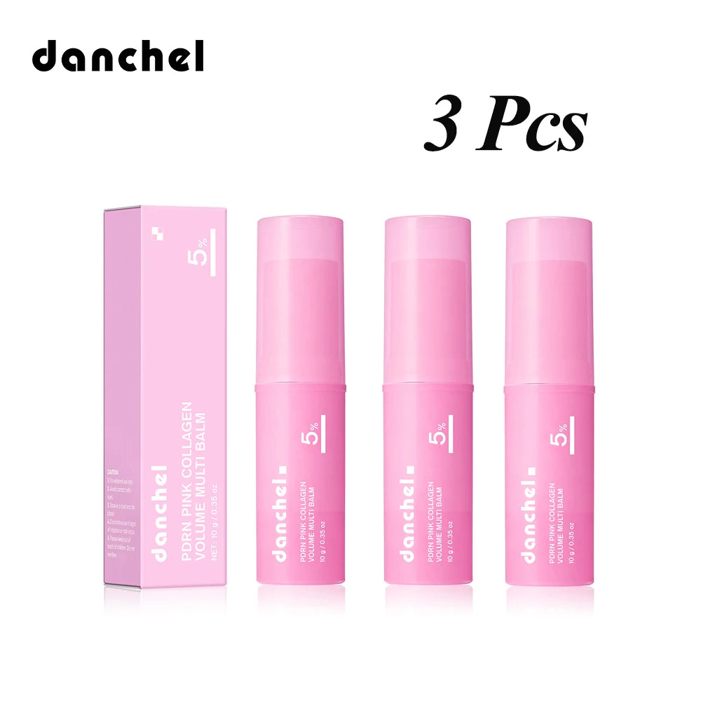 PDRN Pink Collagen Peptide Balm Stick – Plumping & Brightening Multi-Balm