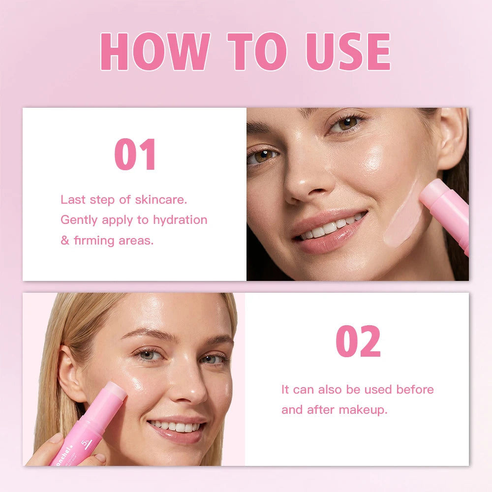 PDRN Pink Collagen Peptide Balm Stick – Plumping & Brightening Multi-Balm